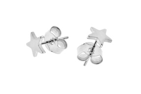 Lobe Earrings Star silver Selezione Zanolli