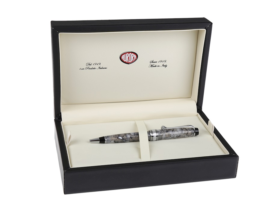 Penna a sfera Optima Auroloide screziata grigia Aurora