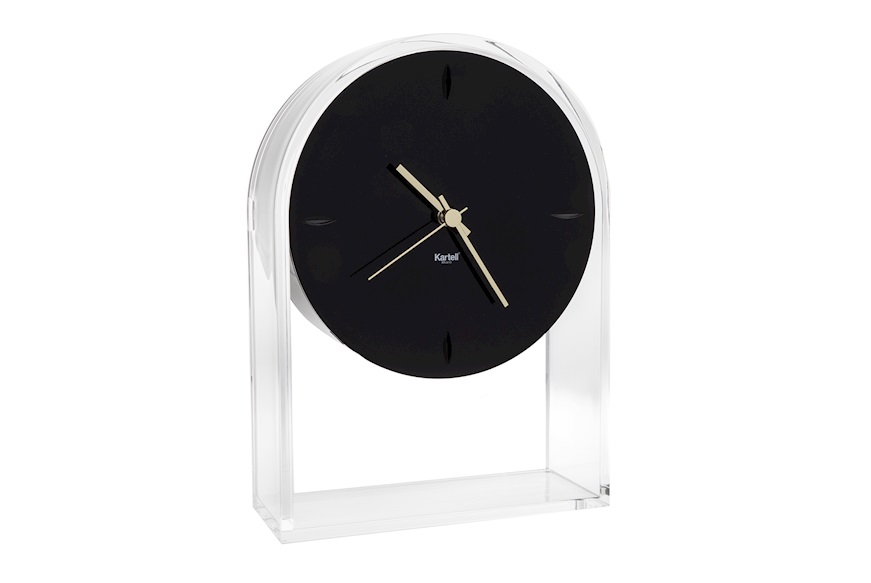 Orologio Air du Temps nero cristallo Kartell