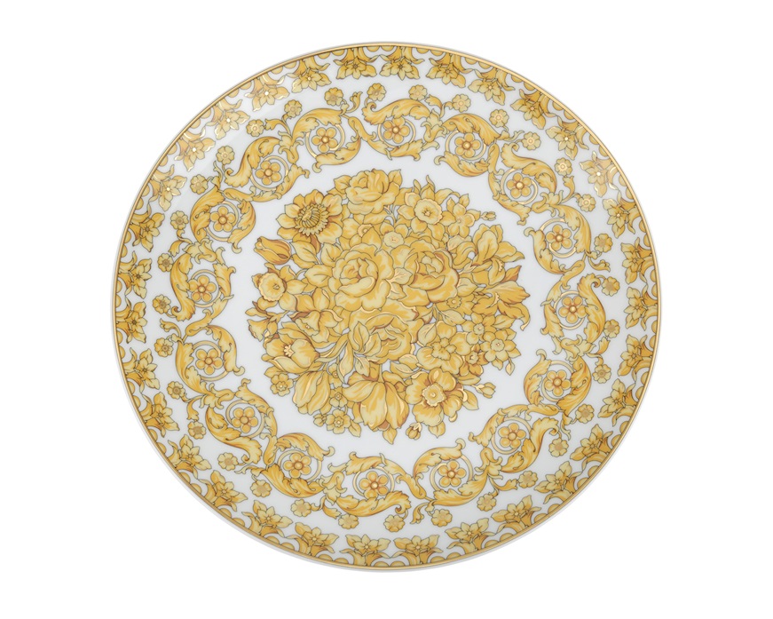 Piatto dessert Medusa Rhapsody porcellana Versace