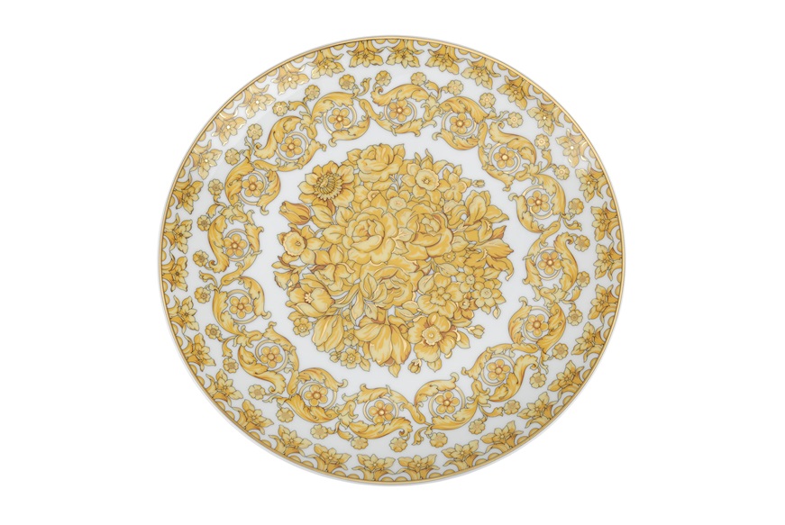 Dessert plate Medusa Rhapsody porcelain Versace