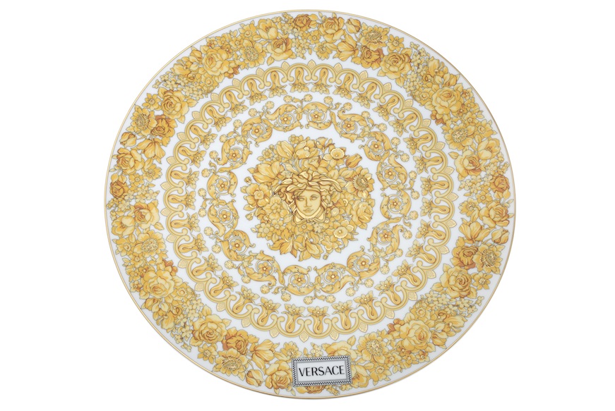 Charger plate Medusa Rhapsody porcelain Versace