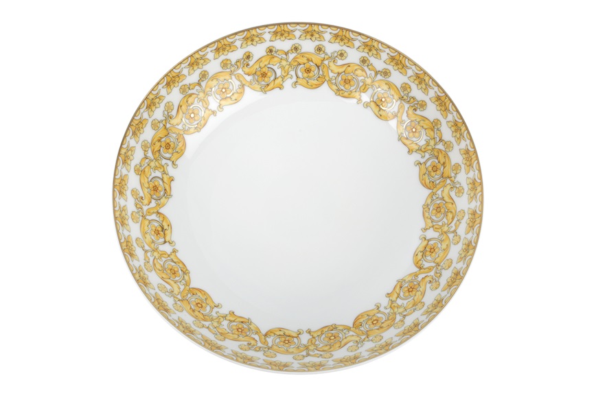 Soup plate Medusa Rhapsody porcelain Versace