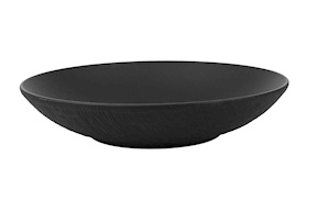 Piatto fondo Manufacture Rock porcellana nero Villeroy & Boch