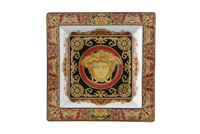 Square bowl Medusa porcelain Versace