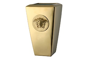 Vase Medusa Gold porcelain Versace