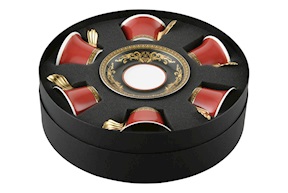 Set tazze the Medusa porcellana con piattini 6 pezzi Versace