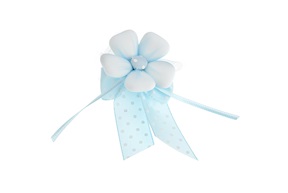 Favor Chocolate Dragees with blue bow Selezione Zanolli