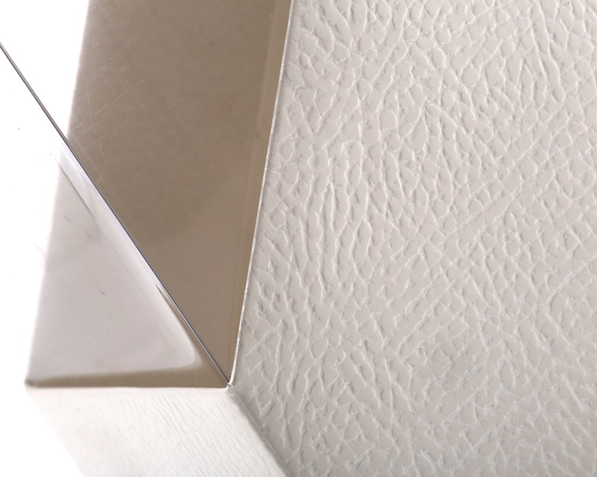 Scatola per bomboniera Duo Pelle bianco 11 x 11 x h16,5 Selezione Zanolli