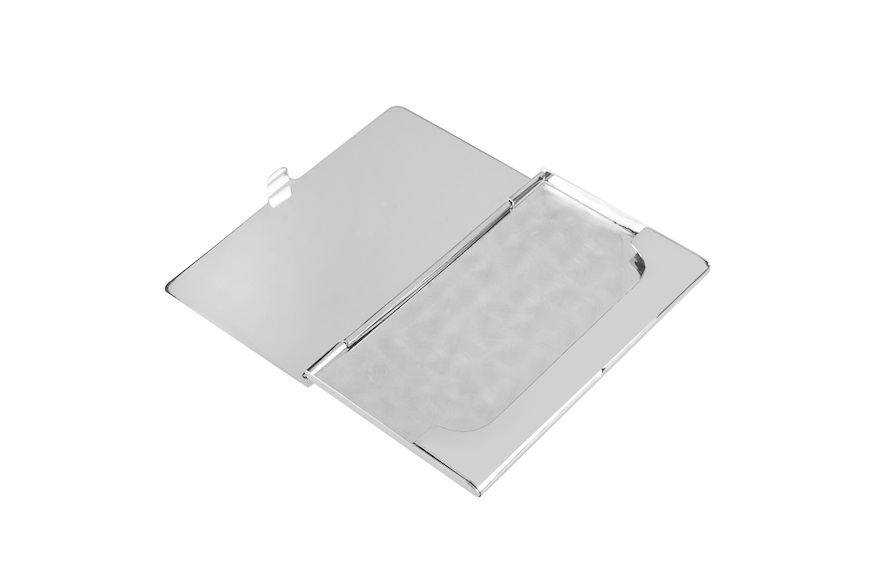 Business card holder for bag silver Selezione Zanolli
