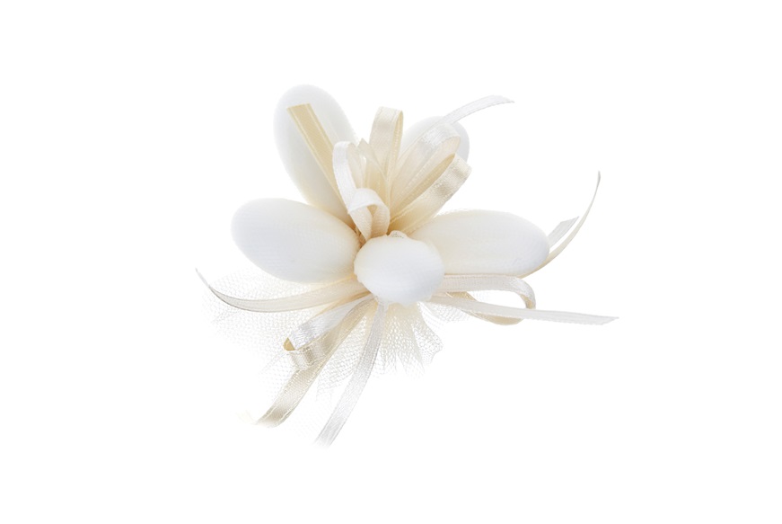 Favor Sugared Almonds with cream ribbons Selezione Zanolli