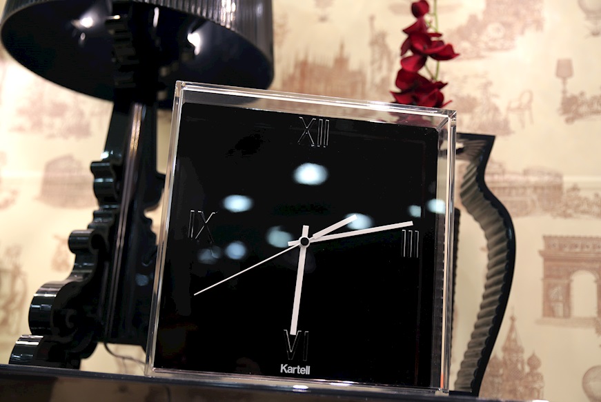 Wall clock Tic&Tac black Kartell