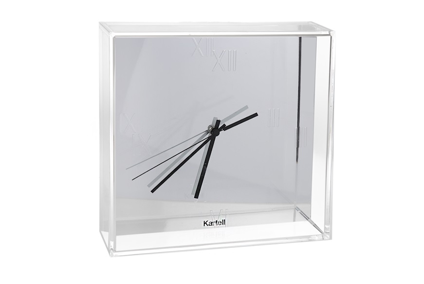 Wall clock Tic&Tac chrome metal Kartell