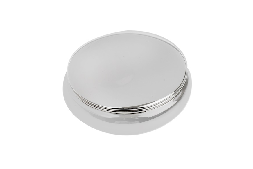 Round pill box silver Selezione Zanolli