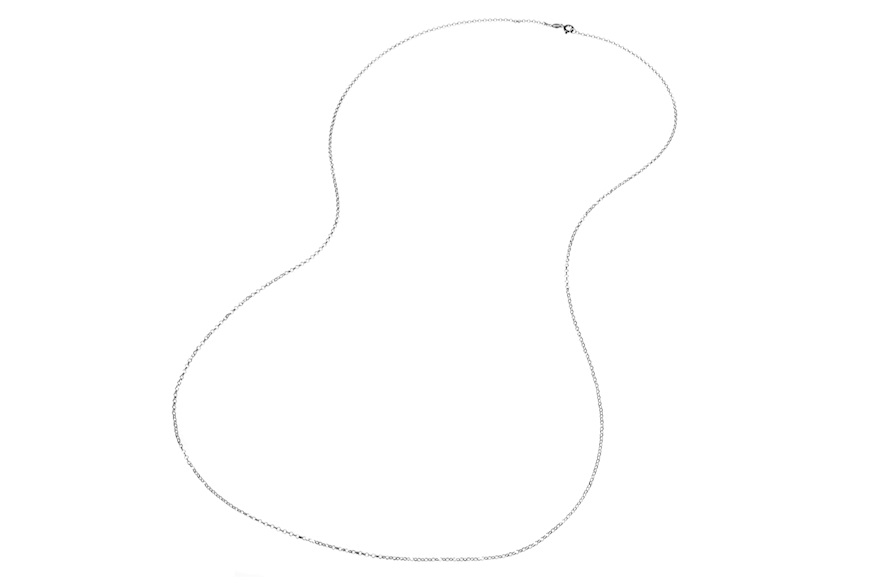 Necklace silver rolò mesh Selezione Zanolli
