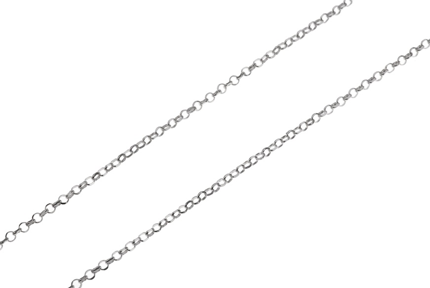 Necklace silver rolò mesh Selezione Zanolli