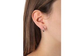 Hoop earrings silver Selezione Zanolli