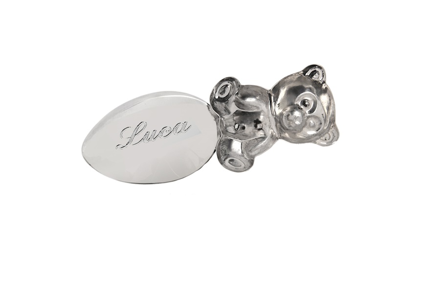 Spoon Teddy Bear silver Selezione Zanolli