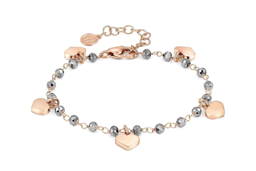 Bracciale Mon Amour argento con cuori e cristalli silver Nomination