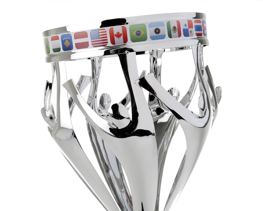 Trophy Flags of the World with base Selezione Zanolli