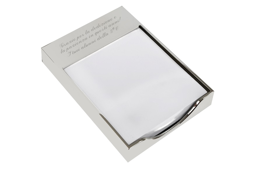 Block notes silver plated Selezione Zanolli