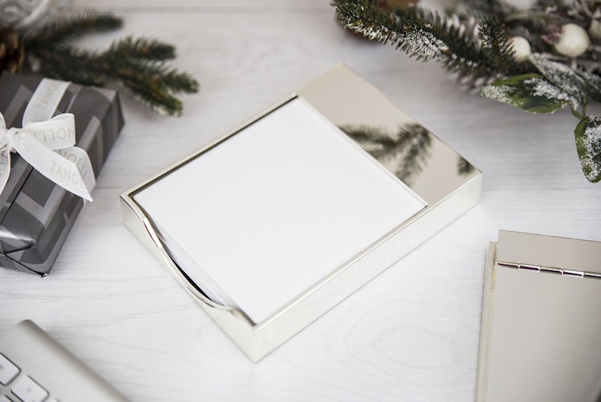 Block notes silver plated Selezione Zanolli