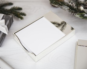 Porta biglietti silver plated Selezione Zanolli