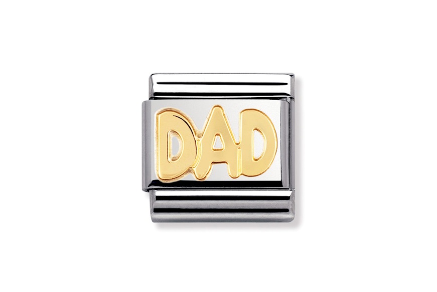 Dad Composable acciaio e oro Nomination