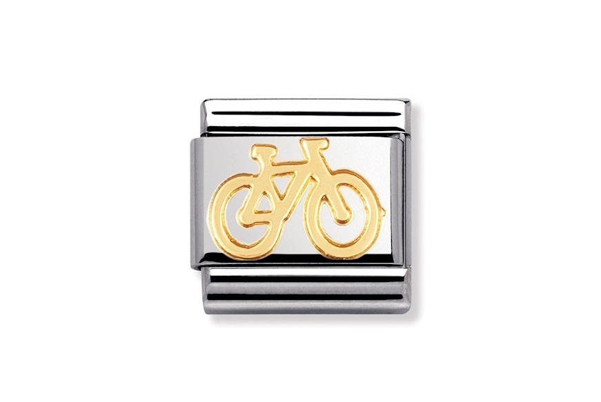 Bicicletta Composable acciaio e oro Nomination