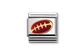 American Football Composable steel gold and enamel Nomination