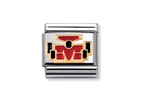 Formula 1 Composable steel gold and enamel Nomination