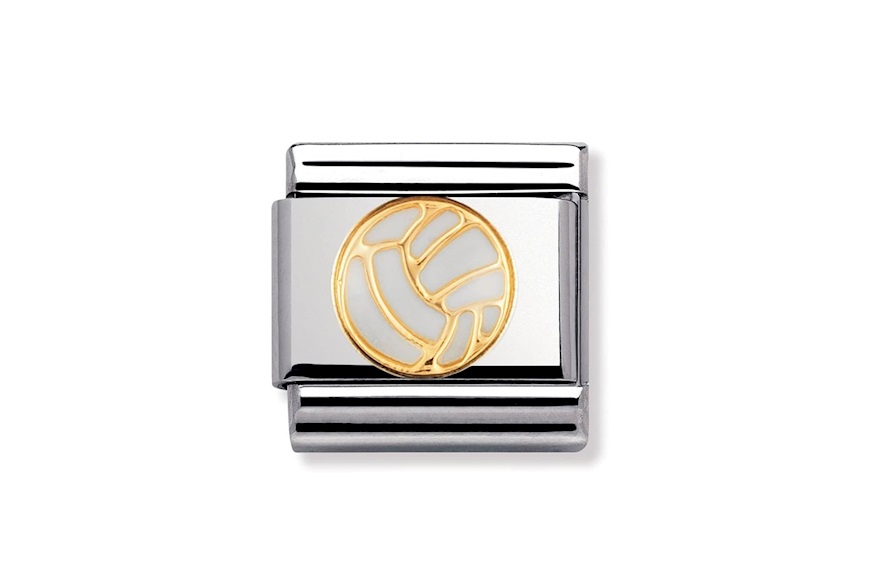 Volleyball Composable steel gold and enamel Nomination