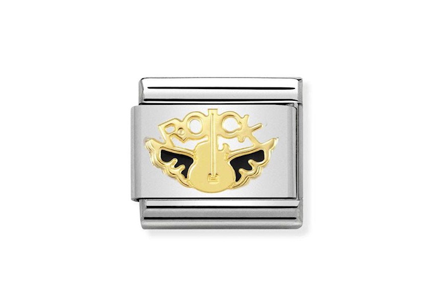 Rock Angel Composable steel gold and enamel Nomination