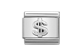 Dollaro Composable acciaio e argento Nomination