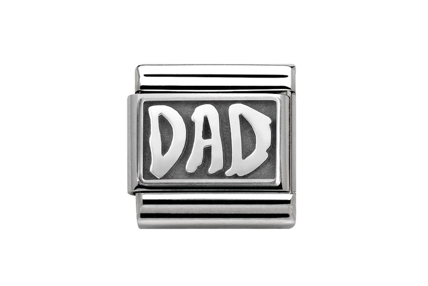 Dad Composable acciaio e argento Nomination