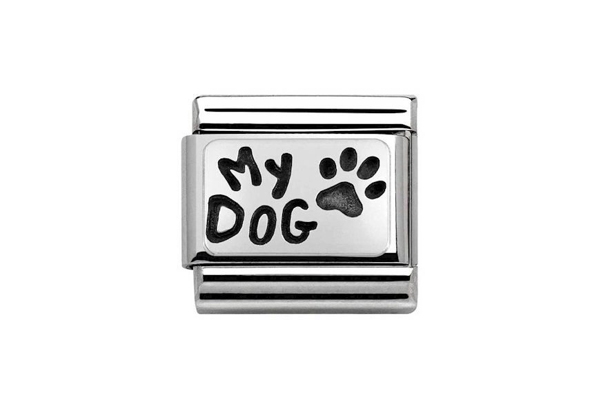 My Dog Composable acciaio e argento Nomination