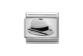 Cappello Panama Composable acciaio argento e smalto