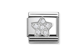 Star Composable steel silver and zircons Nomination