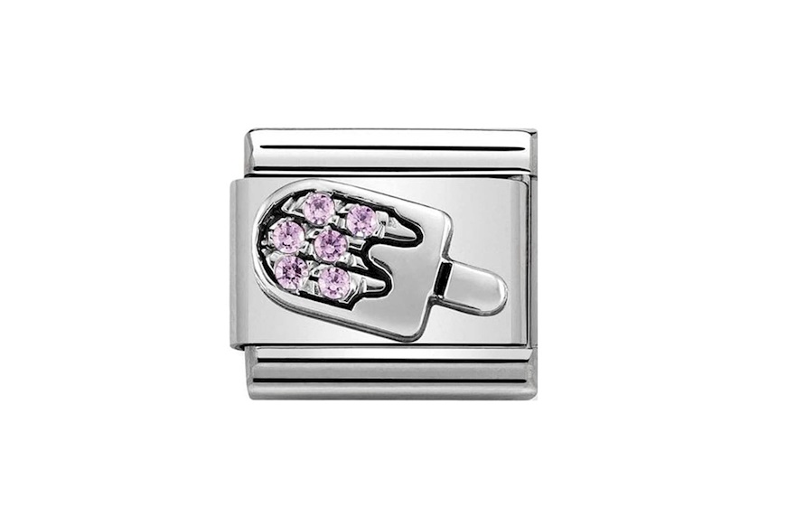 Ice Cream Composable steel silver and zircons Nomination