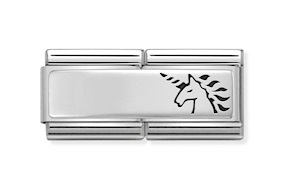 Unicorno Composable acciaio e argento