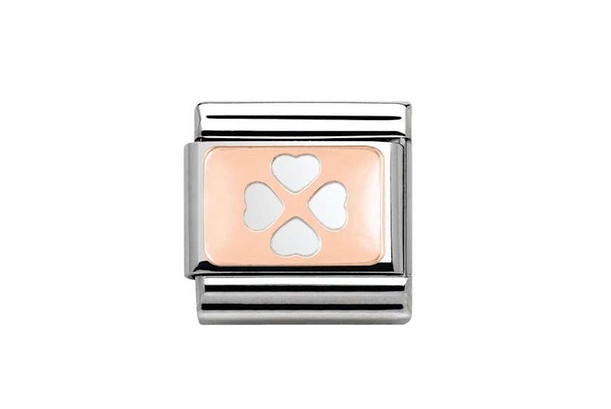 Four Leaf Clover Composable steel and rosè gold Nomination