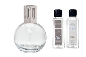 Gift pack lamp L'Essentielle Ronde with 2 refills Maison Berger Paris