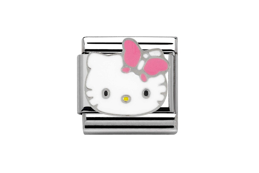 Hello Kitty Composable steel pink butterfly Nomination