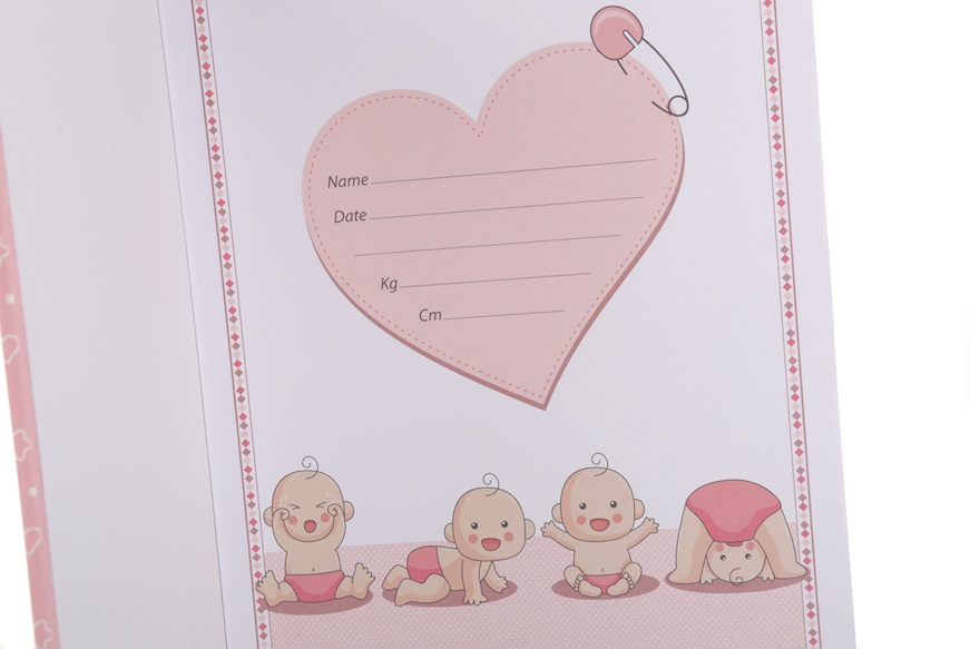 Photo album Teddy Bear with Heart pink Selezione Zanolli