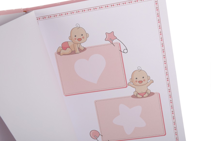 Photo album Teddy Bear with Heart pink Selezione Zanolli