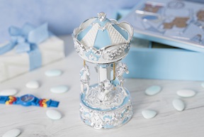 Carillon Giostra dei Cavalli celeste Selezione Zanolli