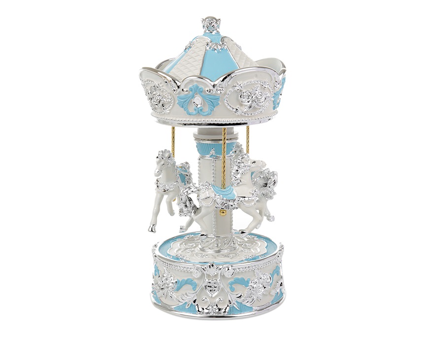 Carillon Giostra dei cavalli celeste Selezione Zanolli