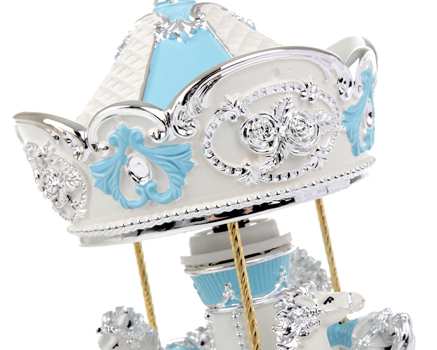 Carillon Giostra dei cavalli celeste Selezione Zanolli