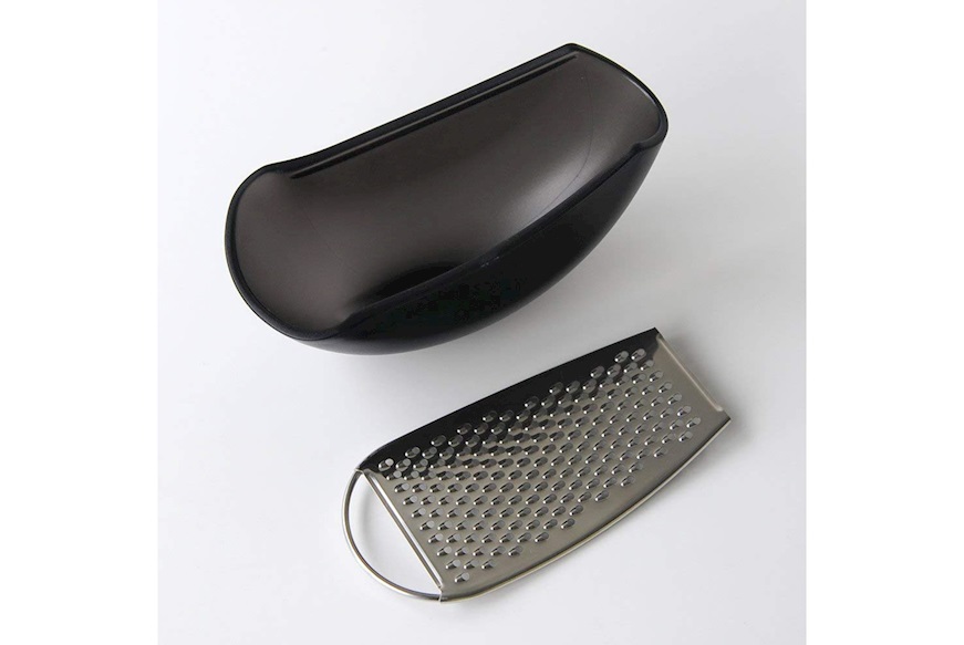 Grater Parmenide steel black Alessi