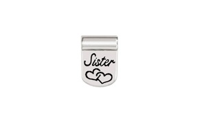 Charm SeiMia silver sister plaque Nomination